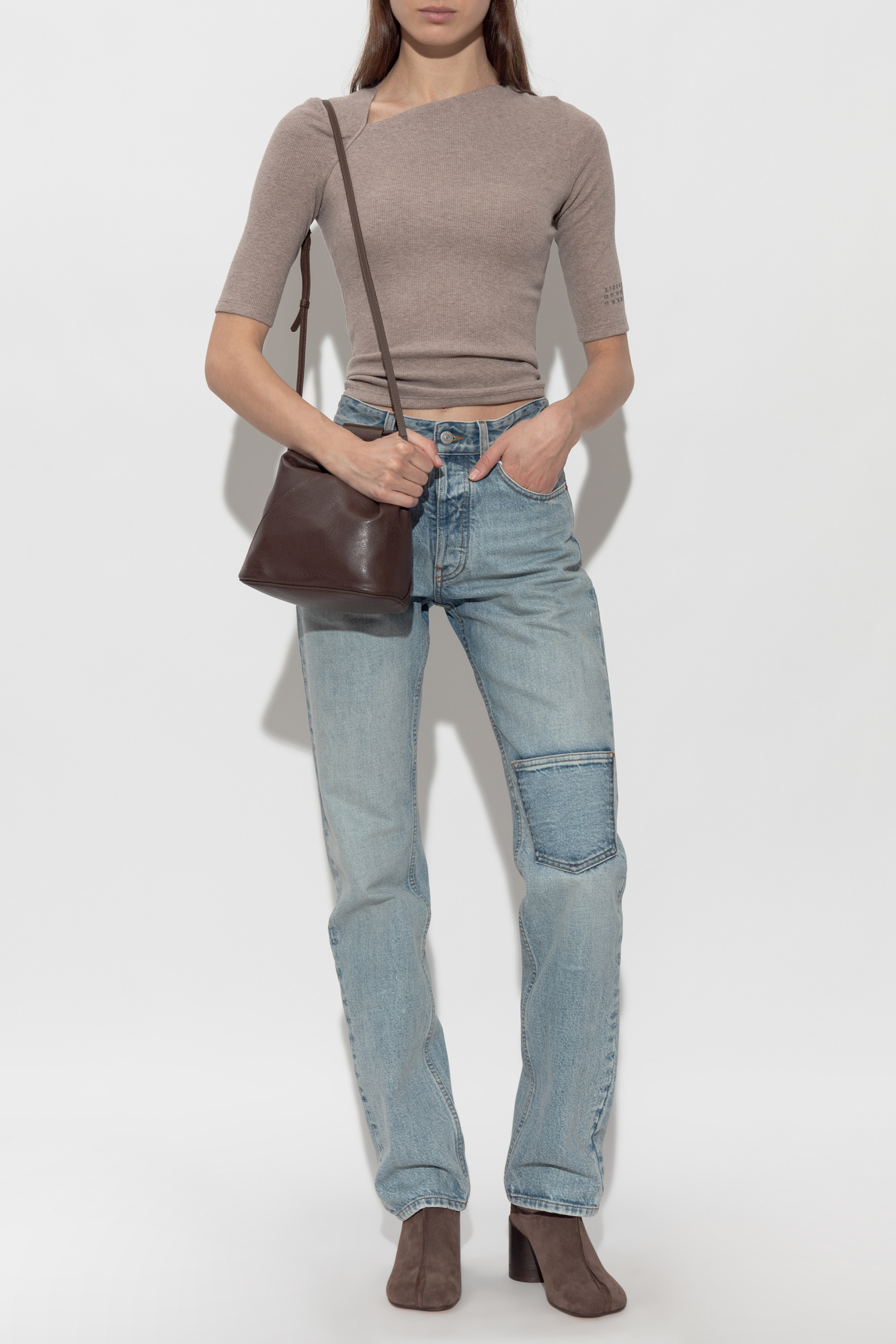 MM6 Maison Margiela Fitted cut top | Women's | Vitkac